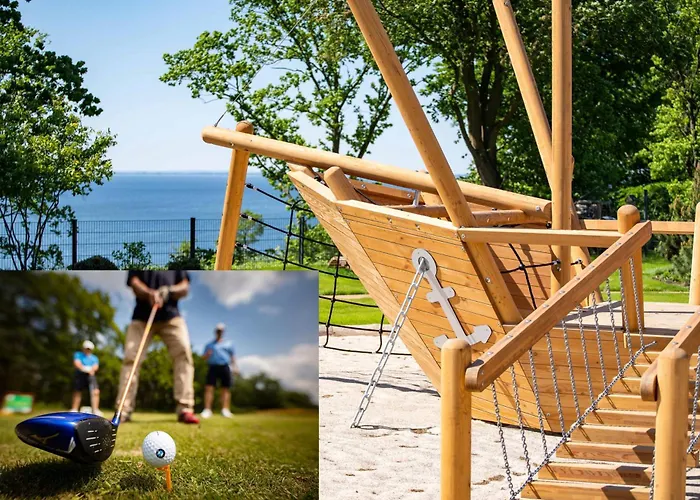 Haffhaeuser Am Stettiner Haff Haus 1 We 4 Golf Special Buchbar アパート *